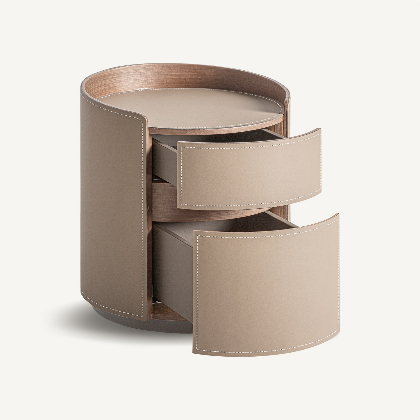 Нощно шкафче от кожа Kandern