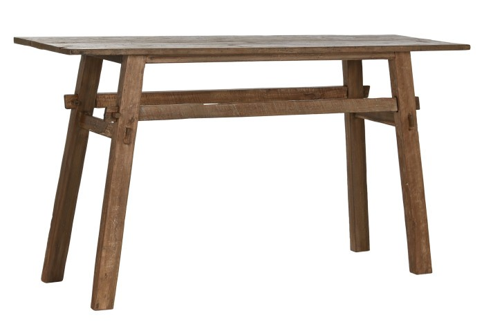 RUSTIC TEAK ENTRYWAY TABLE 140cm