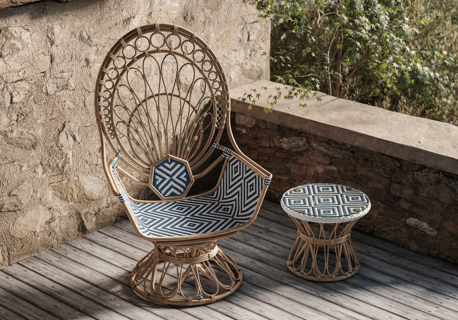 ISOBEL СИН КОМПЛЕКТ СТОЛ