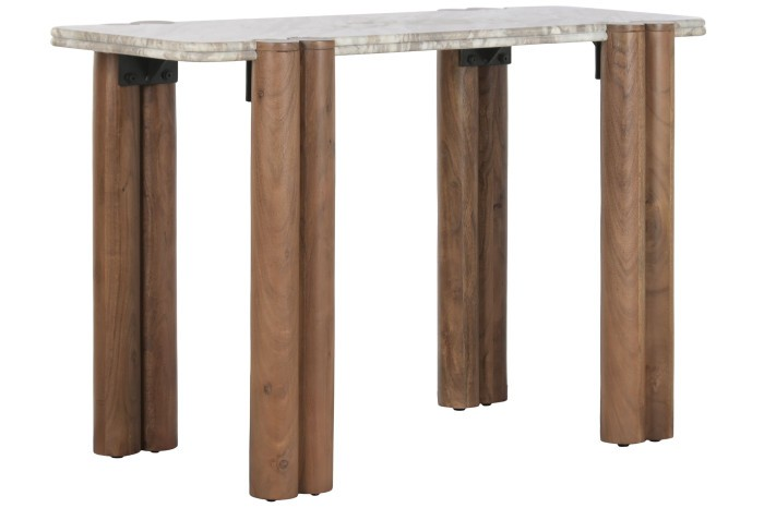 MANGO/MARBLE CONSOLE TABLE 120cm