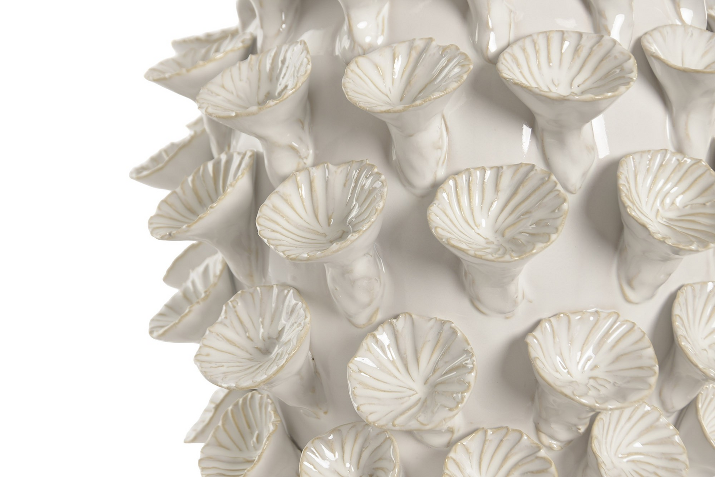 WHITE PORCELAIN&LINEN TABLE LAMP