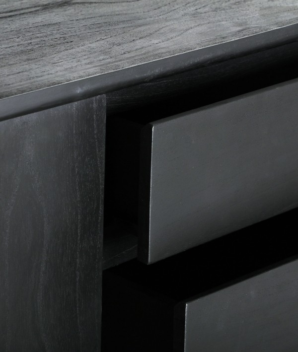 THIERS BLACK WOOD SIDEBOARD 180cm