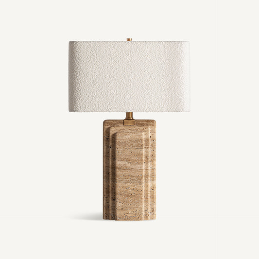 TRAVERTINE TABLE LAMP