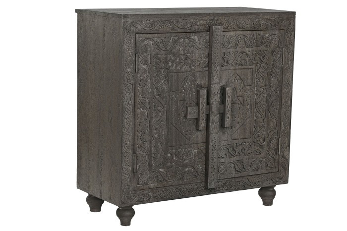 ANTIQUE GREY SIDEBOARD 91cm