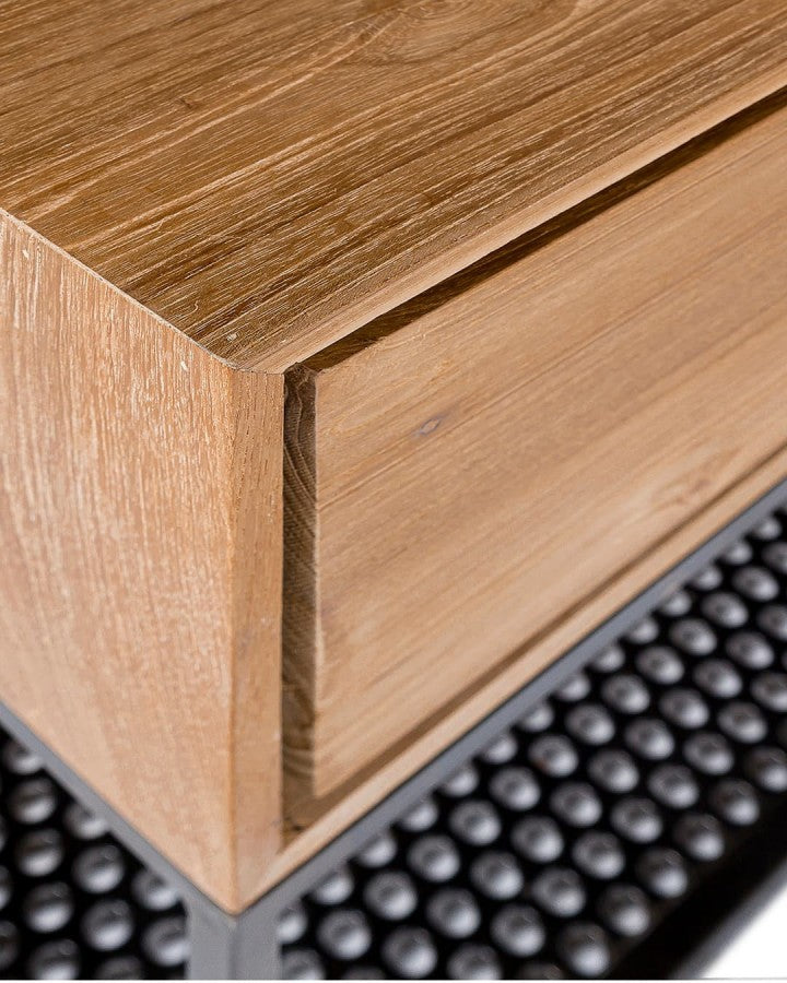 ТВ ШКАФЧЕ ОТ ТИКОВО ДЪРВО, ЕДНО 200 см