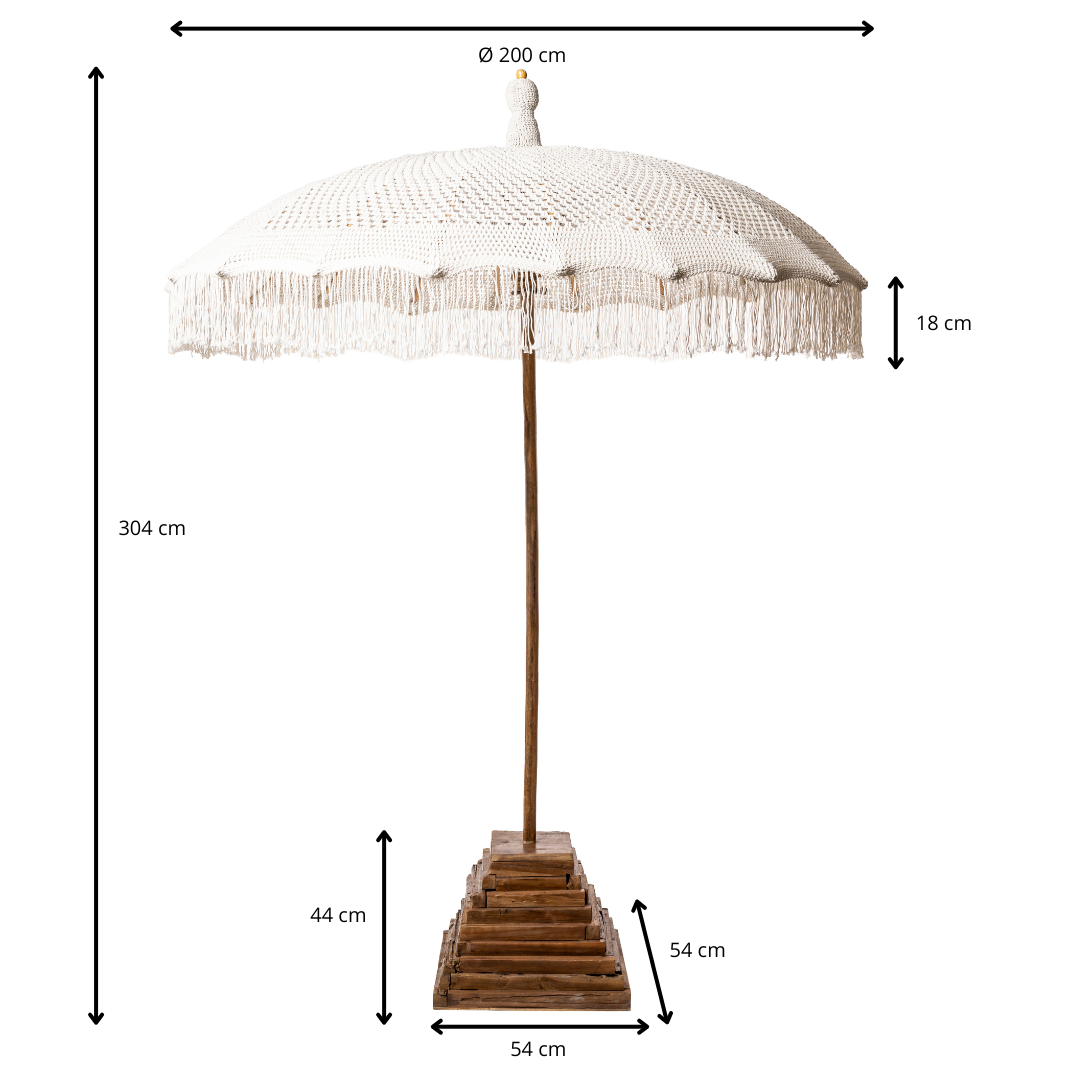 Плажен чадър Macrame