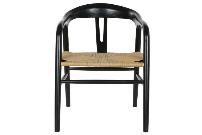 ELM WOOD AND FIBER CHAIR IN BLACK 10