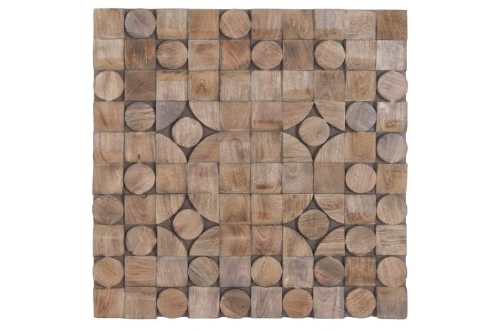 3D DECORATIVE MANGO SOLID WOOD PANEL 90cm