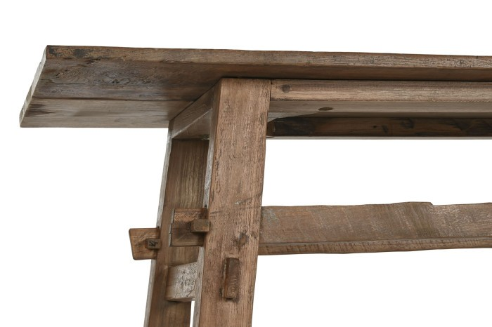RUSTIC TEAK ENTRYWAY TABLE 140cm