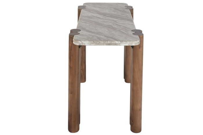 MANGO/MARBLE CONSOLE TABLE 120cm