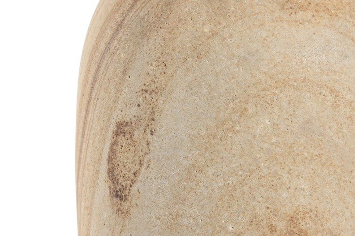 TABLE LAMP FROM BRASS AND TRAVERTINE