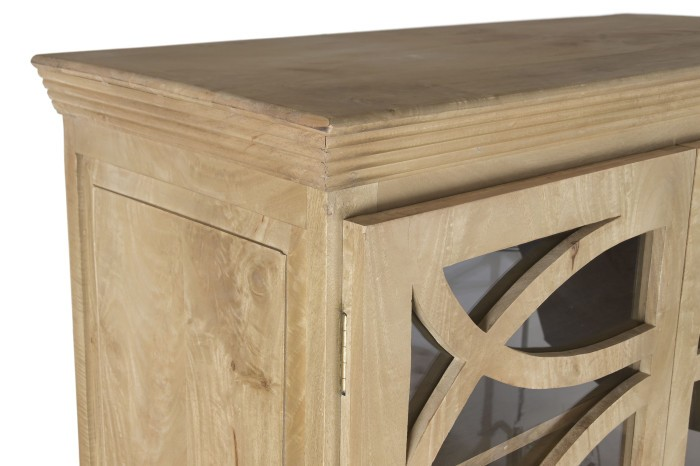 SOLID MANGO WOOD SHOWCASE
