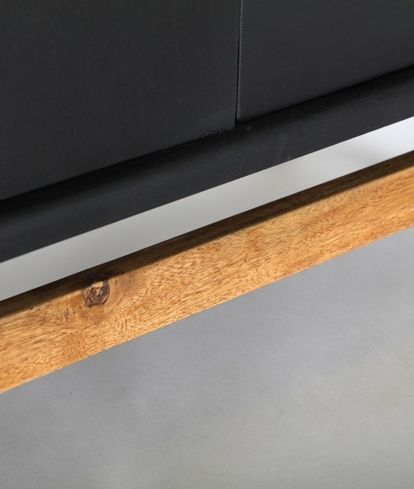 THIERS BLACK WOOD SIDEBOARD 180cm