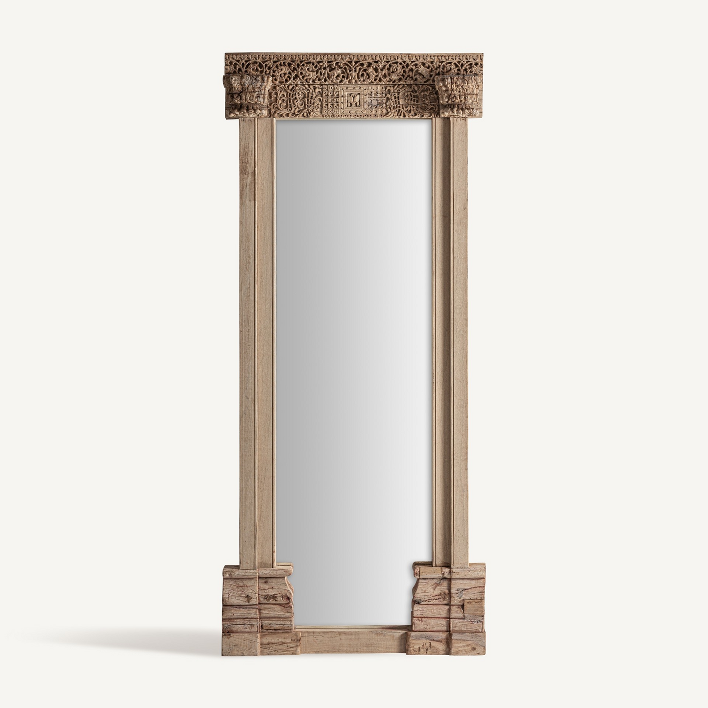 UNIQUE TEAK WOOD MIRROR 205cm