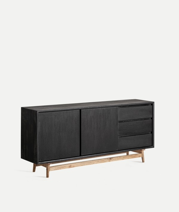 THIERS BLACK WOOD SIDEBOARD 180cm