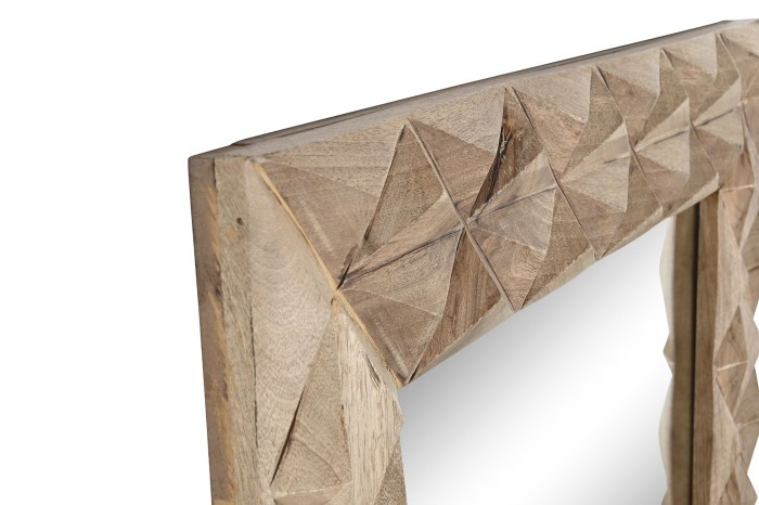 MANGO WOOD MIRROR 3D 183cm