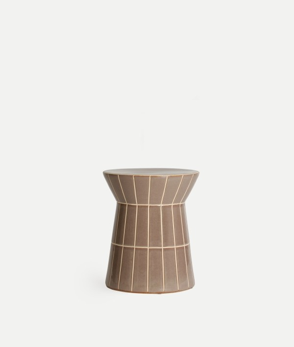 ATTICUS SIDE TABLE IN BROWN