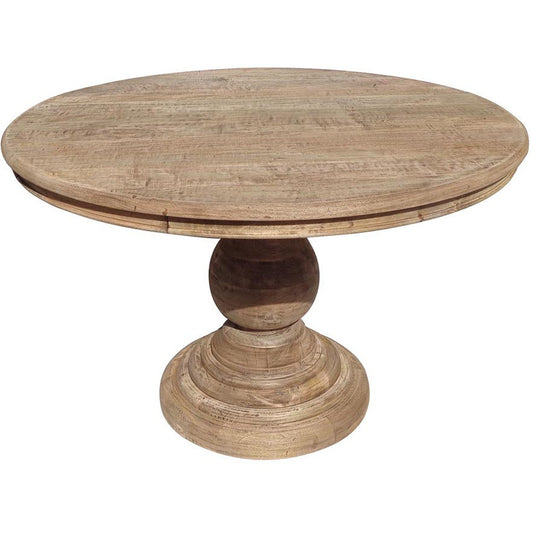 ARISTO КРЪГЛА ТРАПЕЗАРНА МАСА ОТ МАНГОВО ДЪРВО 120 см 