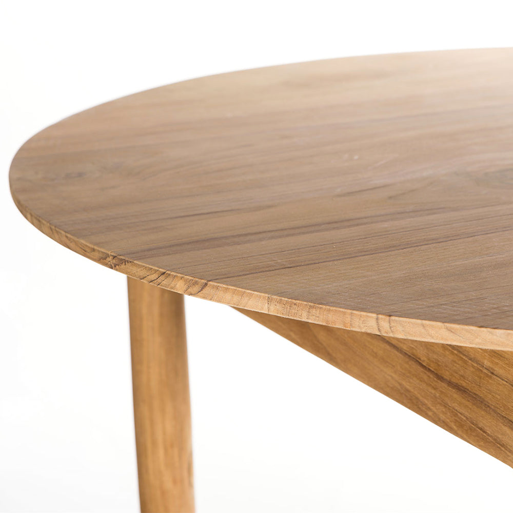 КРЪГЛА МАСА ОТ ТИК БЕРЛИН 100 см