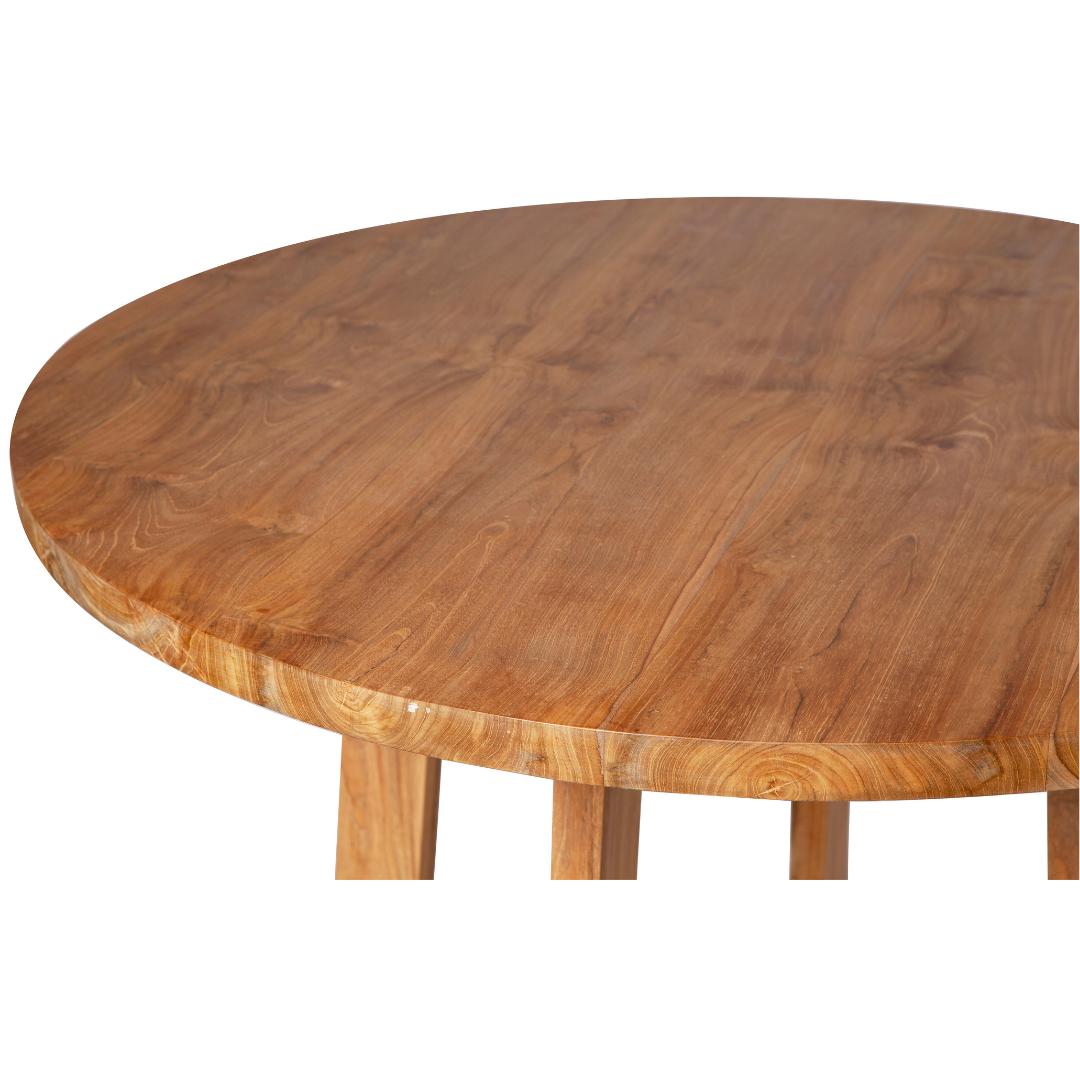 КРЪГЛА МАСА ОТ ТИК BEGUR 120 см