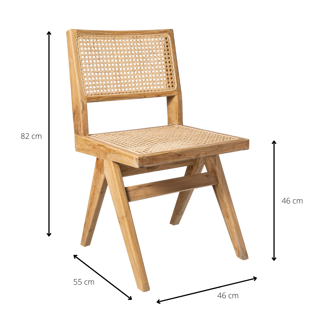 ДВОЕН СТОЛ ОТ ТИК И РАТАН БЕЗ ПОДЛАКНАТНИЦИ 