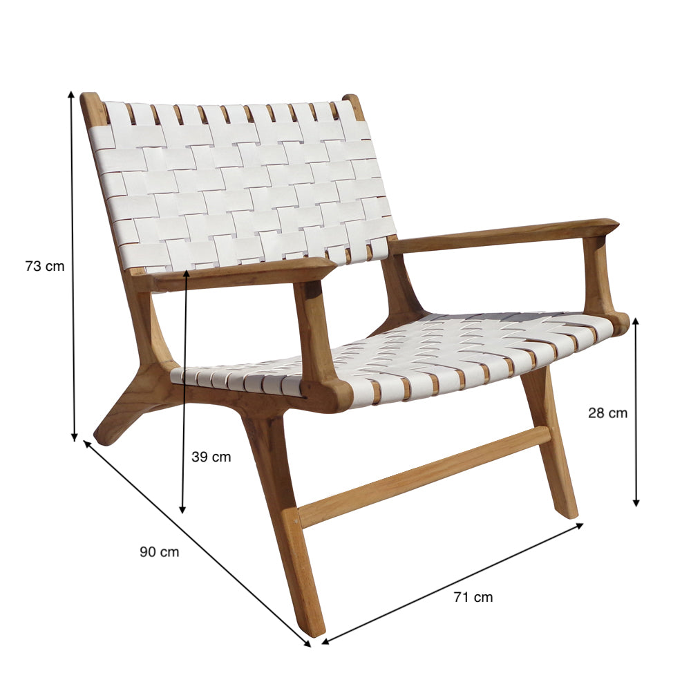 ZUZI БЯЛО КРЕСЛО