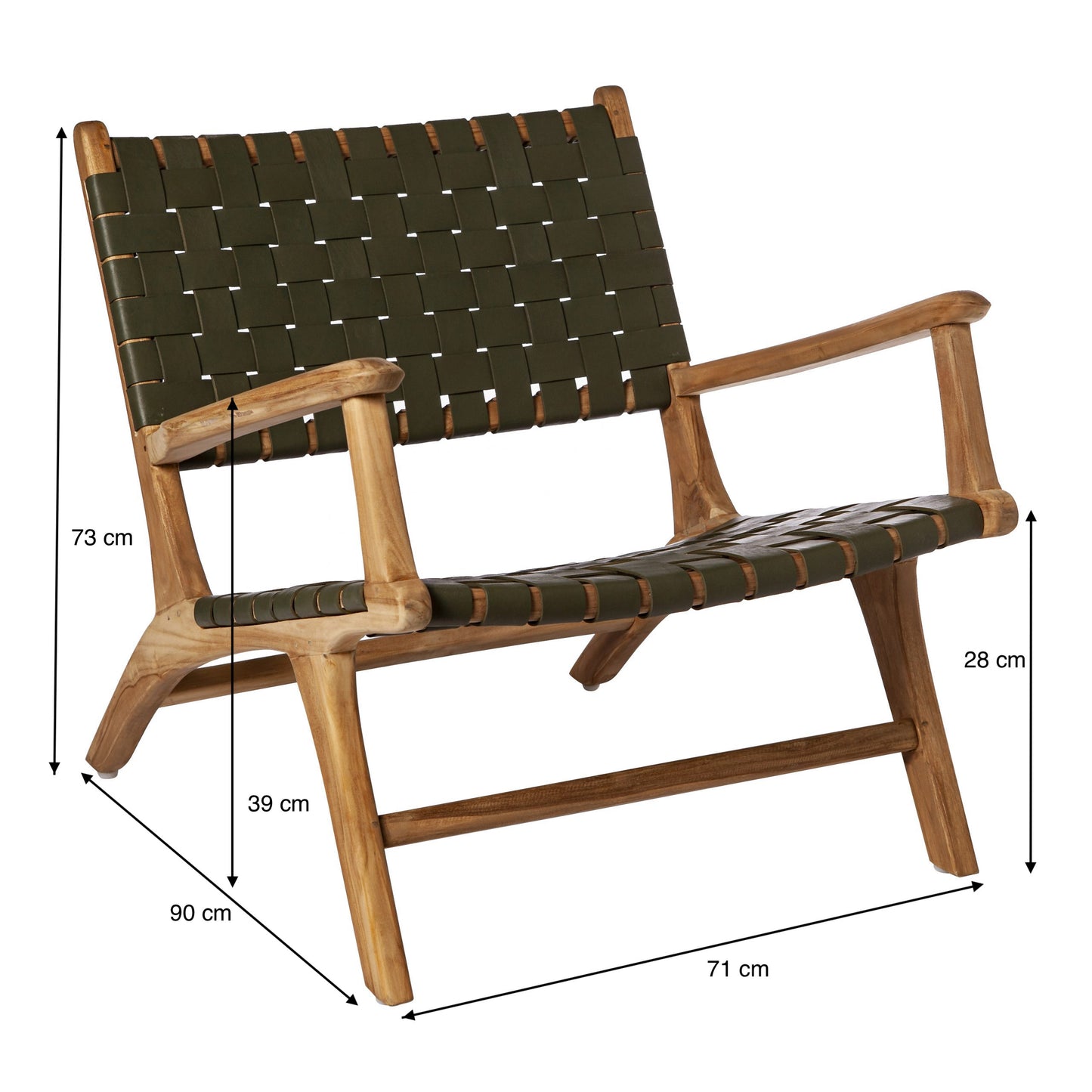 ЗЕЛЕНО КРЕСЛО ZUZI